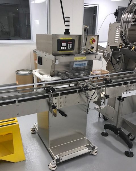 Deitz CS1 cottoner automatically inserts cotton at Global Healing Center
