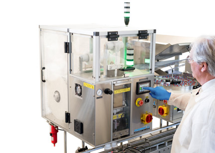 Automated Desiccant Inserter Adjusts to Match Bottle Sizes, Filling Line