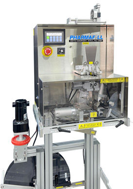 Pharmafill NB1 neck banding machine by Deitz Company