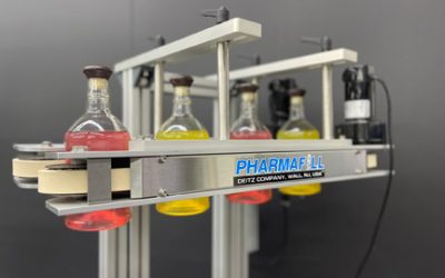 Bottomless Conveyor Features Adjustable Hugger Belts to Accommodate Wide Range of Bottle Sizes