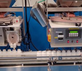 Dual Lane Conveyors Feed Two Tablet Counters to Double Speed